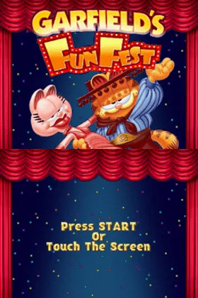 Garfield's Fun Fest (USA) screen shot title